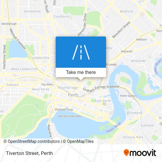 Tiverton Street map