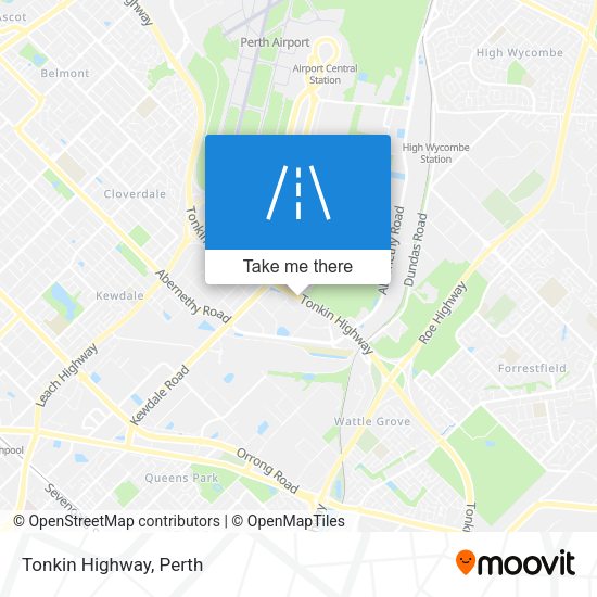 Tonkin Highway map