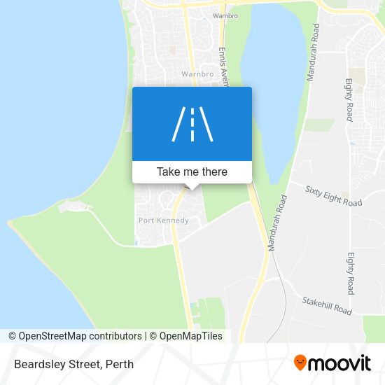 Beardsley Street map