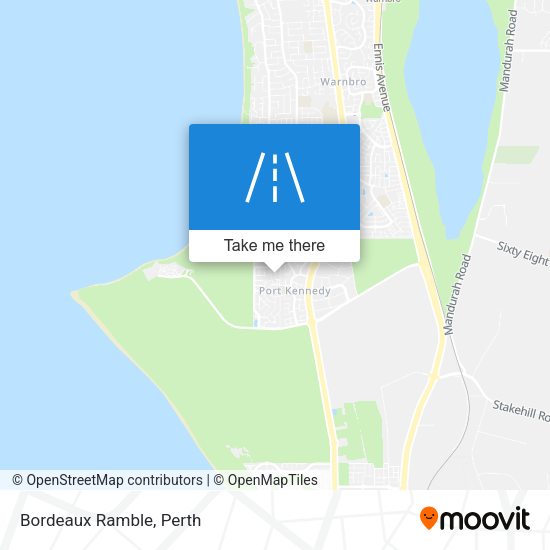 Bordeaux Ramble map