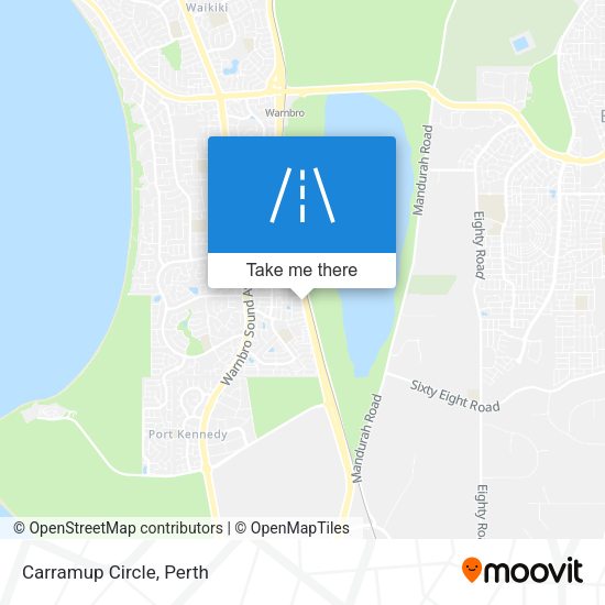 Carramup Circle map