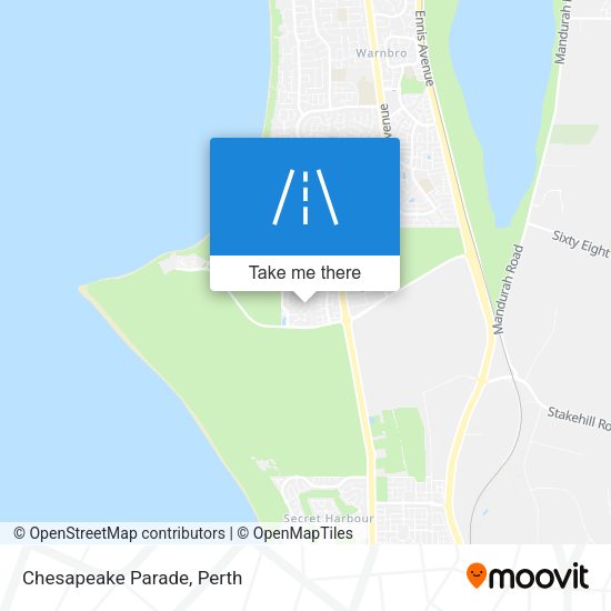 Chesapeake Parade map