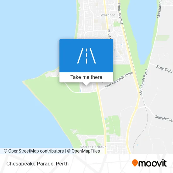 Mapa Chesapeake Parade
