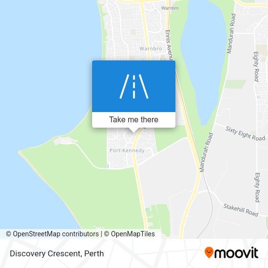 Discovery Crescent map