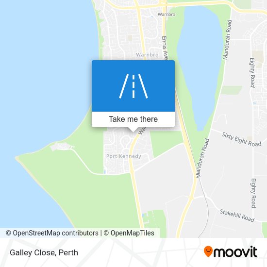 Galley Close map