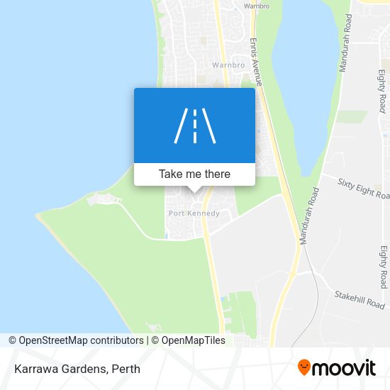 Karrawa Gardens map