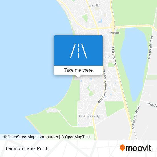 Lannion Lane map