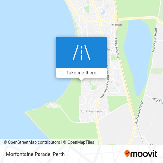 Morfontaine Parade map