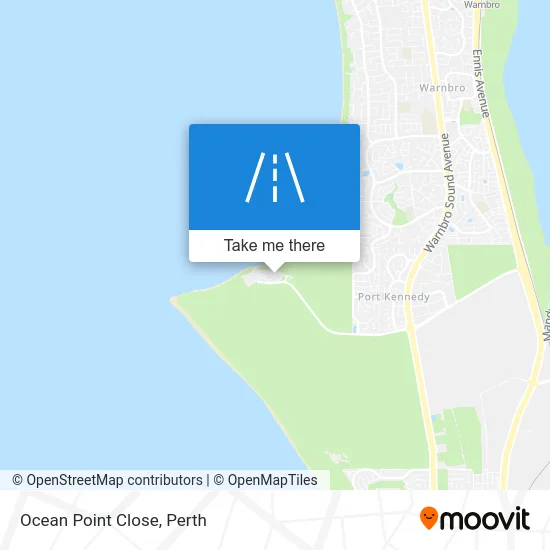 Mapa Ocean Point Close