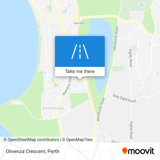 Olivenza Crescent map
