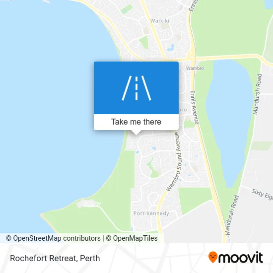 Mapa Rochefort Retreat