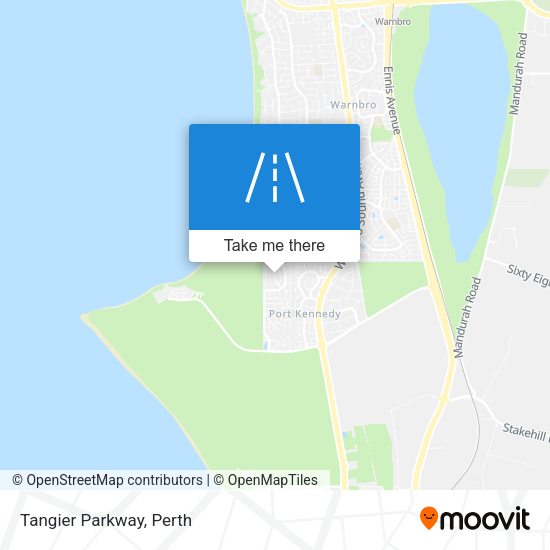 Tangier Parkway map