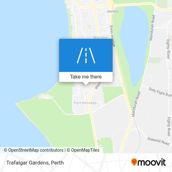 Trafalgar Gardens map