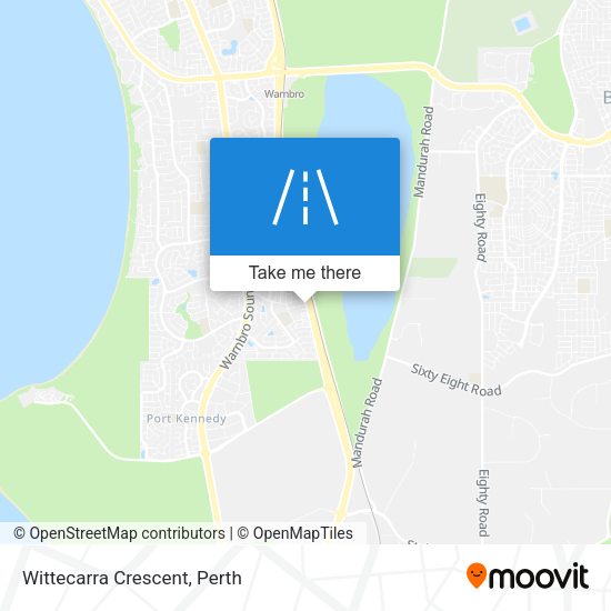Wittecarra Crescent map
