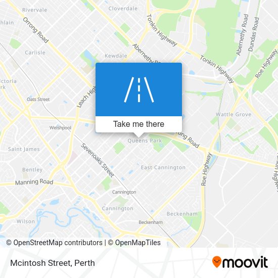 Mcintosh Street map