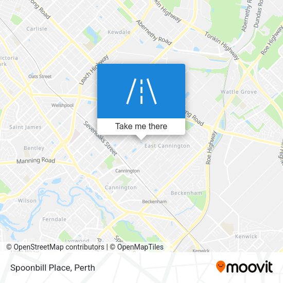 Spoonbill Place map