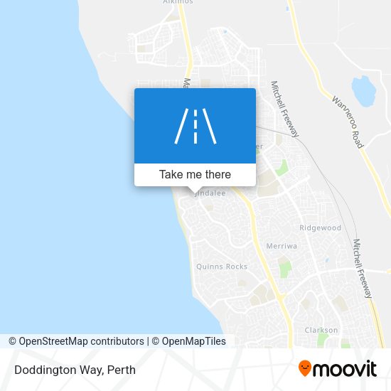 Doddington Way map