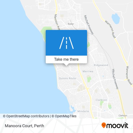 Manoora Court map