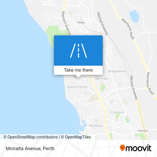 Morialta Avenue map