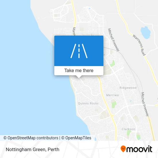 Mapa Nottingham Green