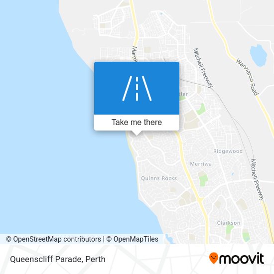 Queenscliff Parade map