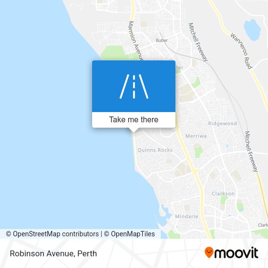 Robinson Avenue map