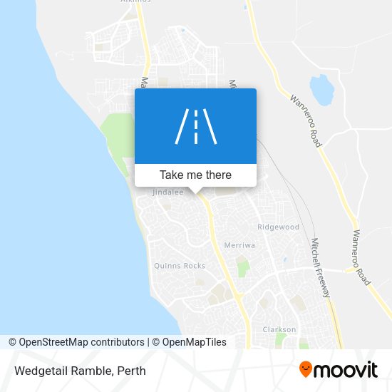 Wedgetail Ramble map
