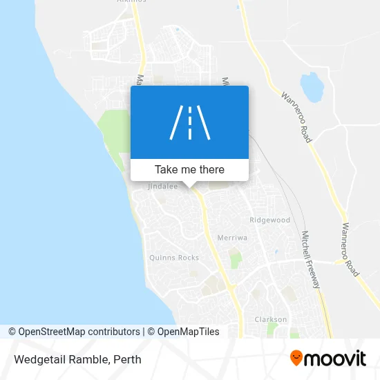 Mapa Wedgetail Ramble