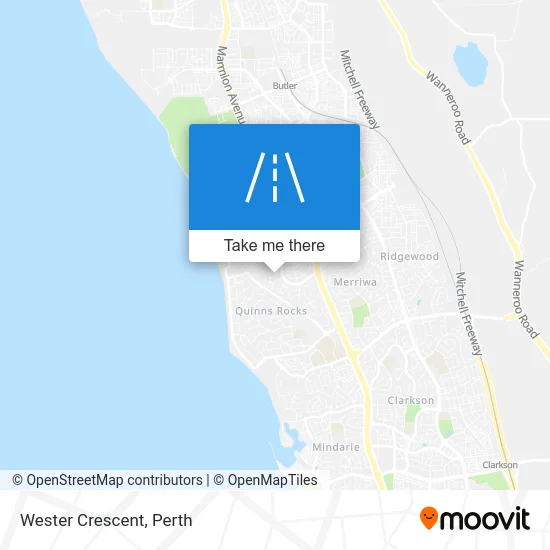 Mapa Wester Crescent