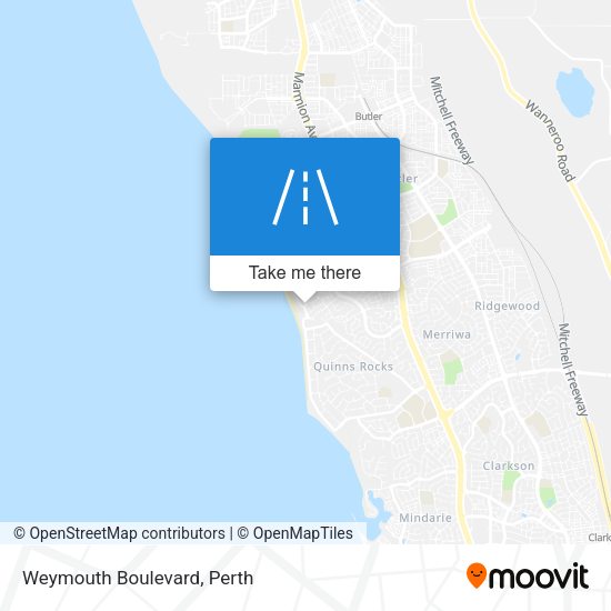 Weymouth Boulevard map