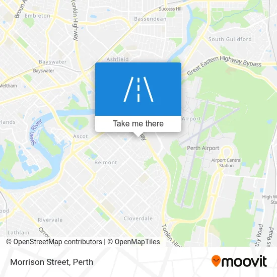 Mapa Morrison Street