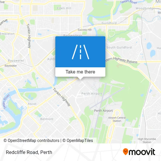 Mapa Redcliffe Road