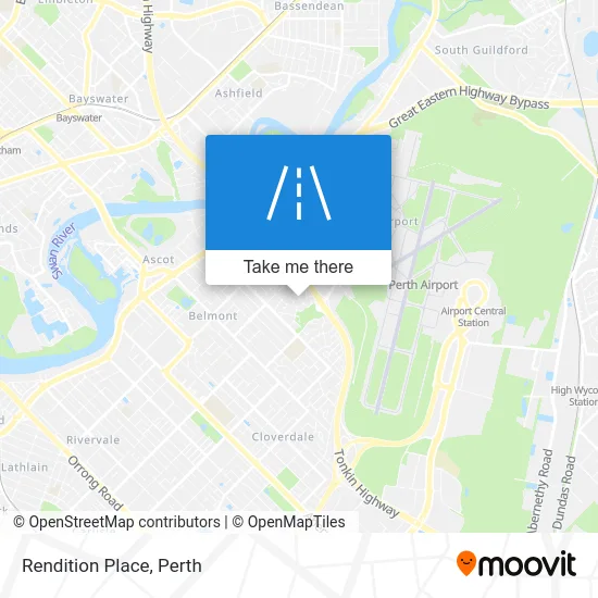 Mapa Rendition Place