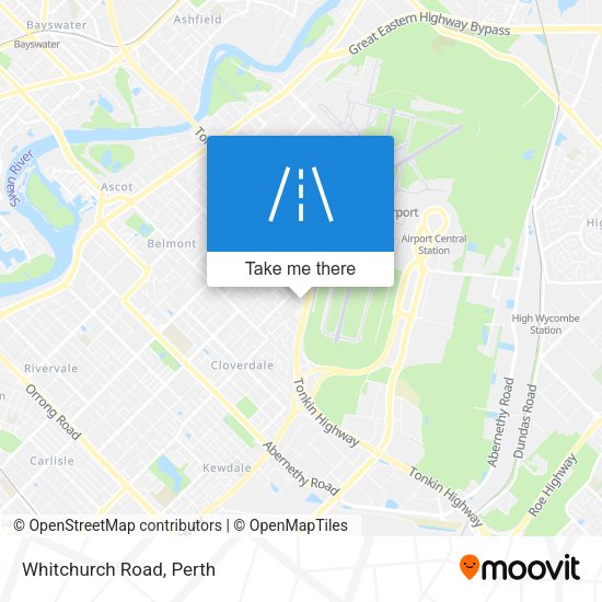 Whitchurch Road map