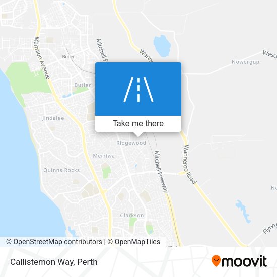 Callistemon Way map