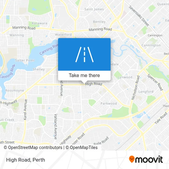 Mapa High Road