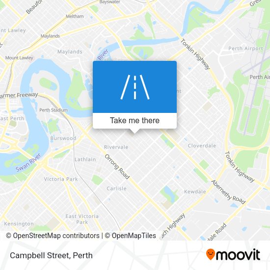 Campbell Street map