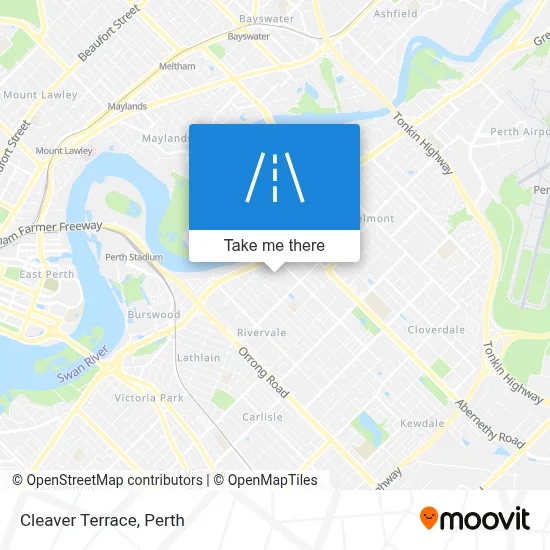 Mapa Cleaver Terrace