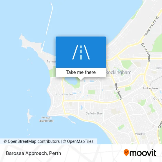 Mapa Barossa Approach