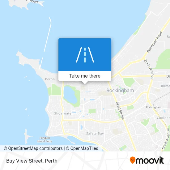 Mapa Bay View Street