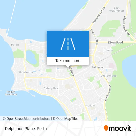 Mapa Delphinus Place