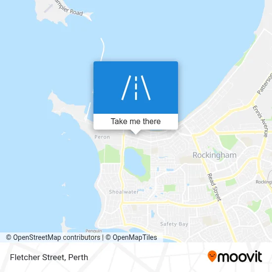 Mapa Fletcher Street