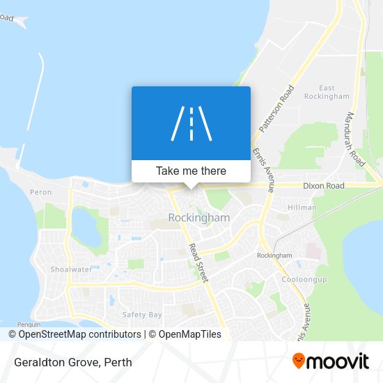 Geraldton Grove map
