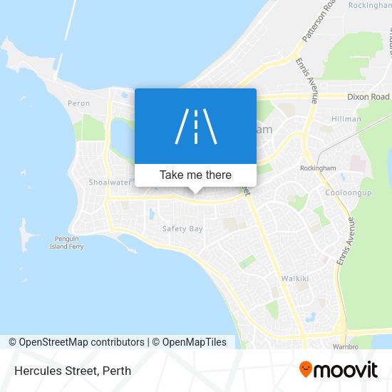 Hercules Street map