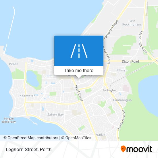 Leghorn Street map