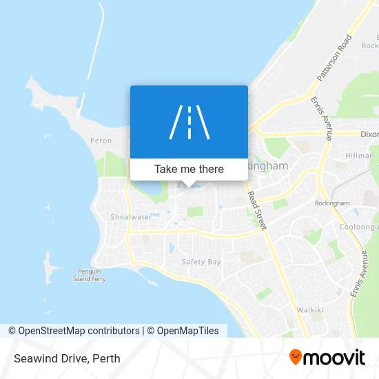 Mapa Seawind Drive