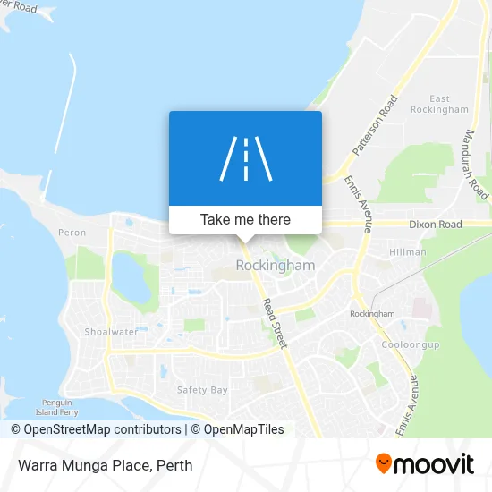 Mapa Warra Munga Place