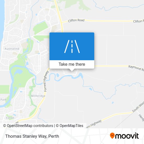 Thomas Stanley Way map