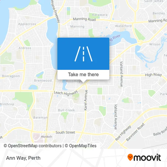 Mapa Ann Way