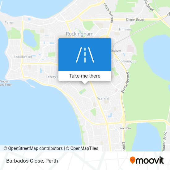 Barbados Close map